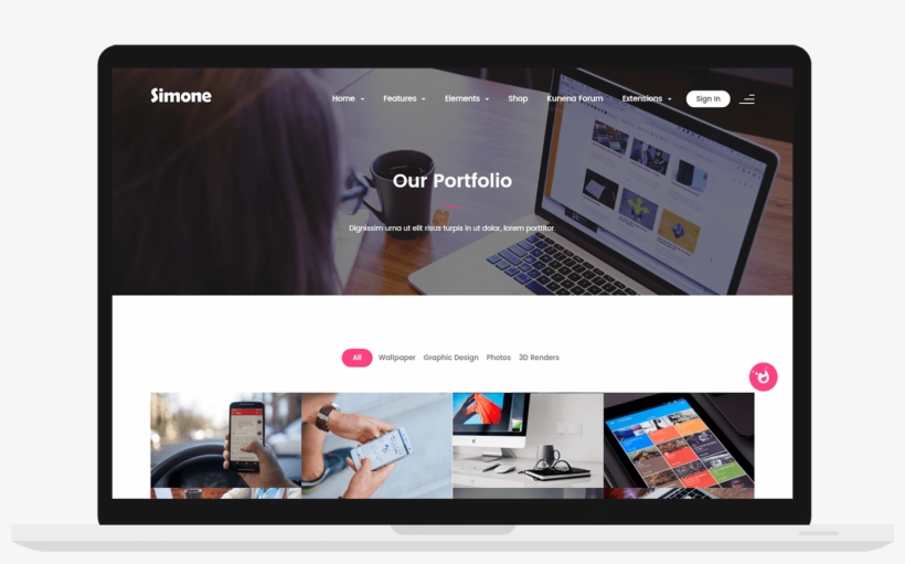 Jf Simone - Joomla Templates Portfolio Free, transparent png download