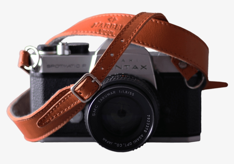 Adjustable Leather & Felt Camera Strap Camera Strap - Strap, transparent png download