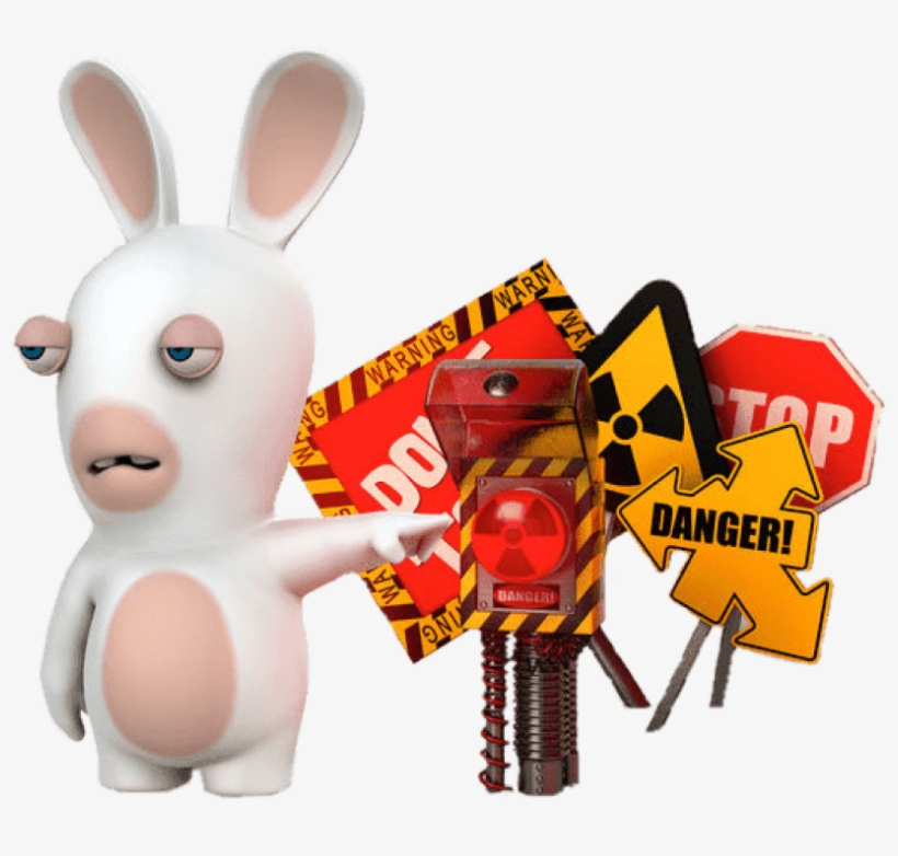 Free Png Download Rabbid In Danger Zone Clipart Png - Cartoon, transparent png download