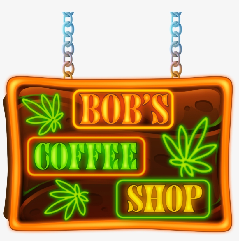 Bob's Coffee Shop - Signage, transparent png download