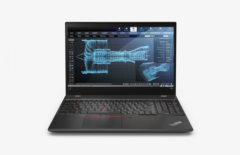 1288-2lnn20lb000lmc 06 Thinkpad P52s Hero Front Forward - Lenovo Thinkpad P52s 20lb, transparent png download