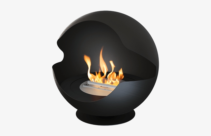 Globe Svart Standard Med Gjutjärnspärr Fristående Eldstad - Fireplace, transparent png download
