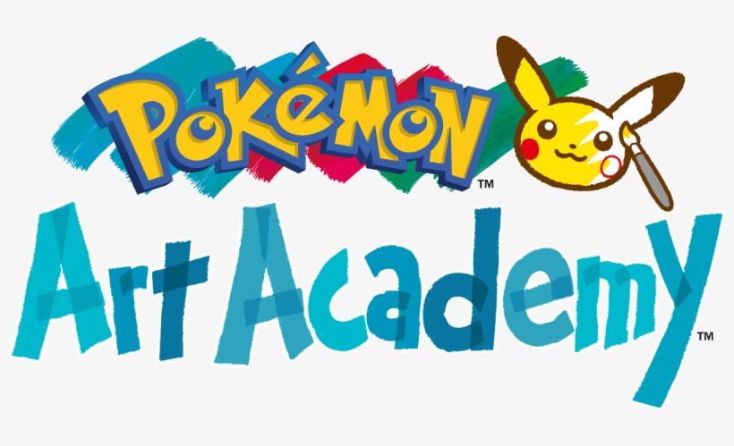 The North American Logo For - Pokémon Art Academy, transparent png download