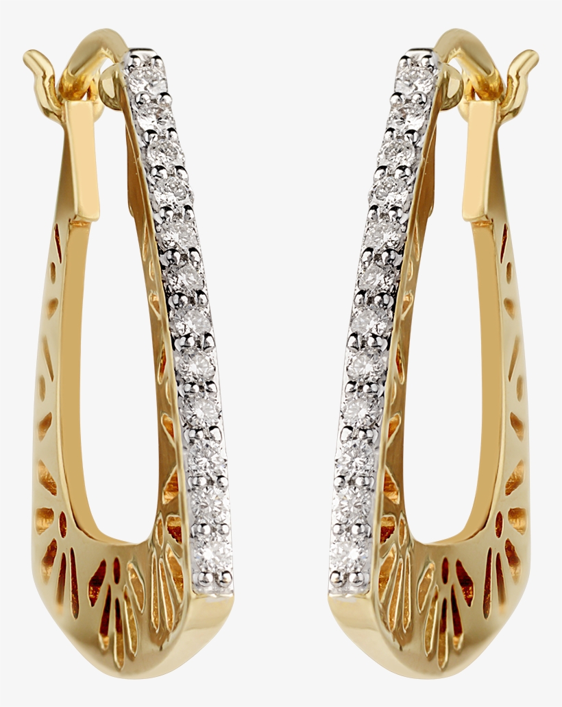 Orra Diamond Hoop Earring, transparent png download