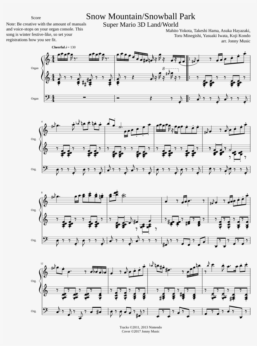 Snowball Park Organ Cover - Document, transparent png download