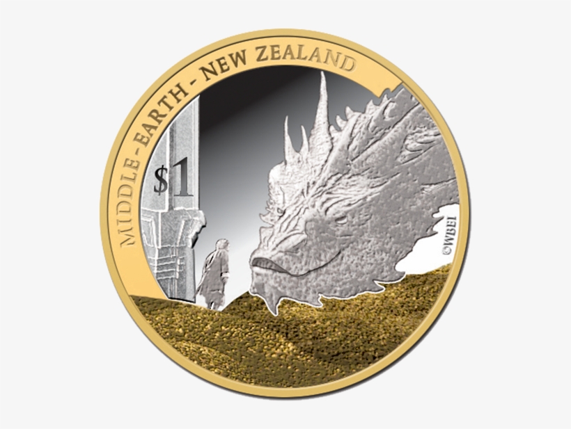 146275 Rev-570 - Middle Earth New Zealand Coin, transparent png download
