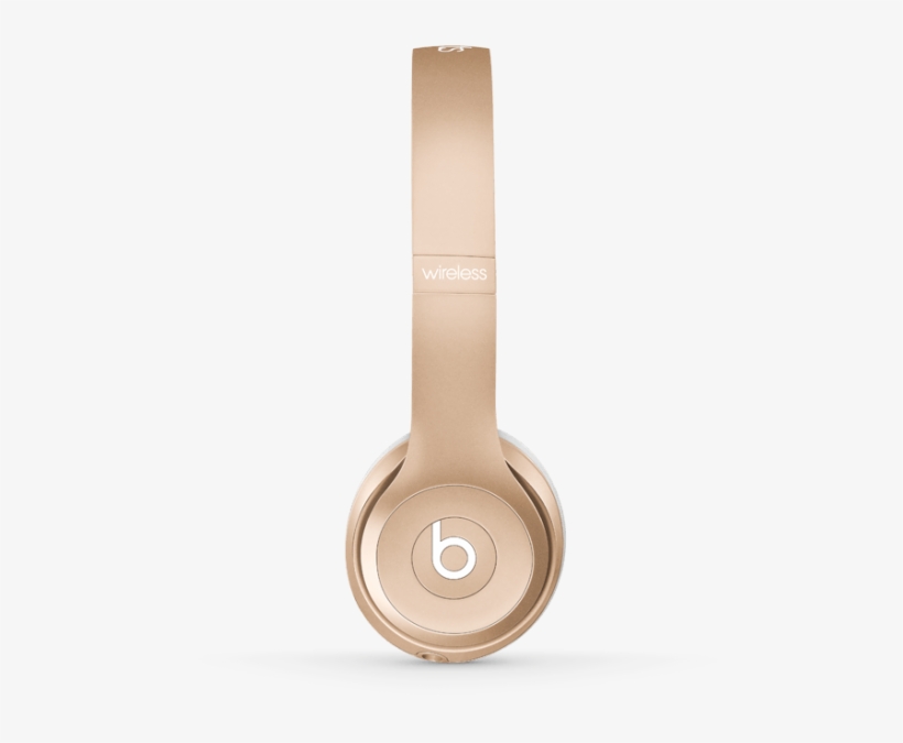 Gold Bluetooth Headphones Beats, transparent png download