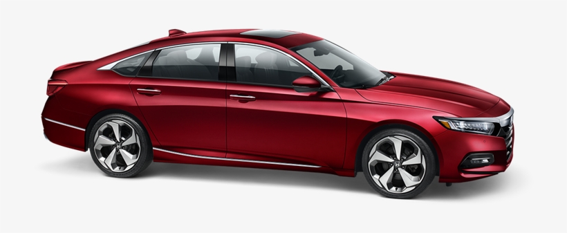 2019 Honda Accord Sedan Radiant Red Metallic - 2018 Honda Accord Ex Side View, transparent png download