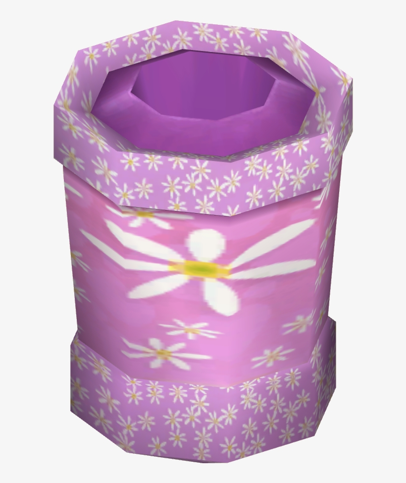 Flower Trashcan - Bag, transparent png download