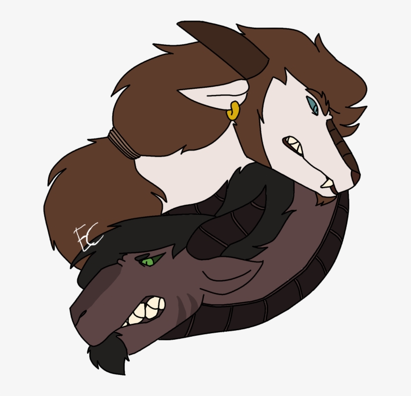 Fire And Ice - Cartoon, transparent png download