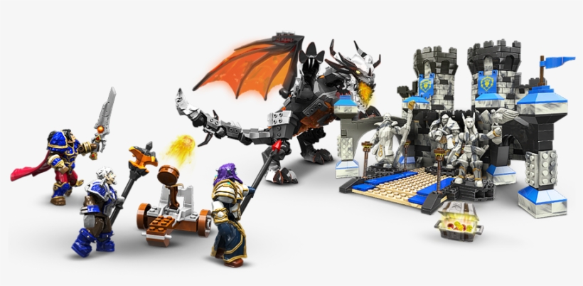 Deathwing's Stormwind Assault - Custom Lego World Of Warcraft, transparent png download