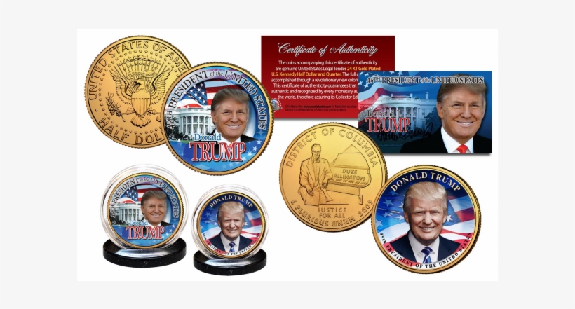 Donald Trump 45th President Official Legal Tender Washington - Donald Trump, transparent png download