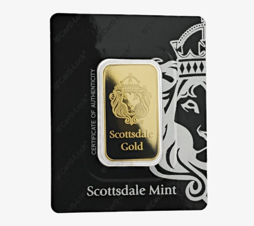 1 Oz Scottsdale Gold Bar, transparent png download