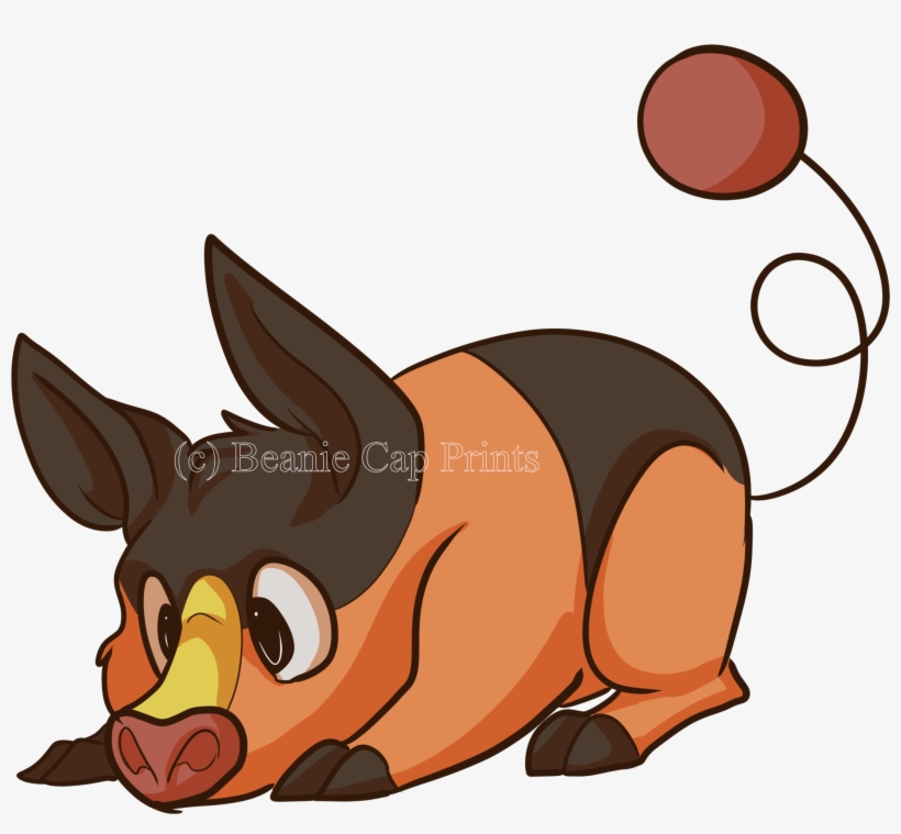Tepig - Cartoon, transparent png download