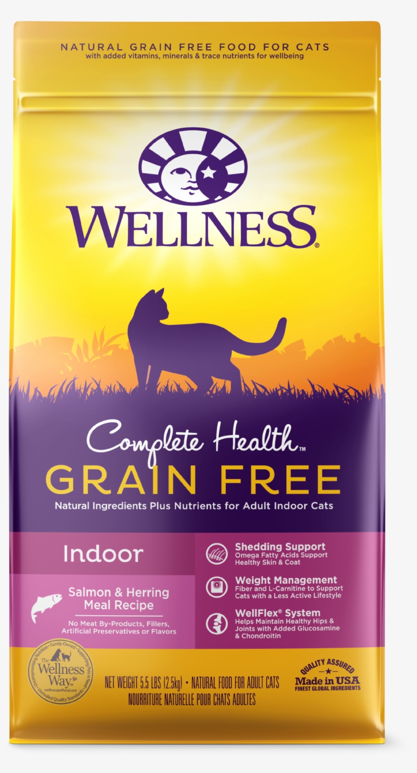 Salmon & Herring - Wellness Dog Food Grain Free Fish, transparent png download
