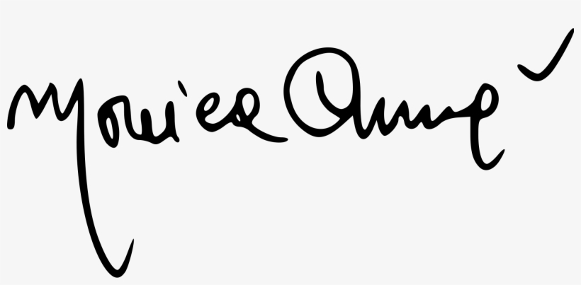 Open - Monica Signature, transparent png download