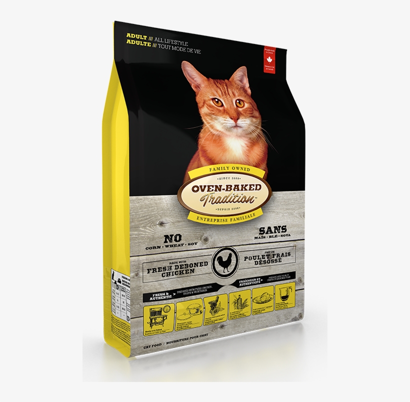 Chicken Formula Adult Cat Food / All Lifestyle - Oven Baked Tradition Cat Food, transparent png download