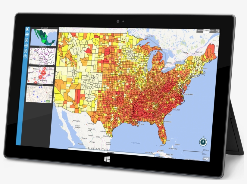 Epi Info™ For Windows - Epi Info Maps, transparent png download