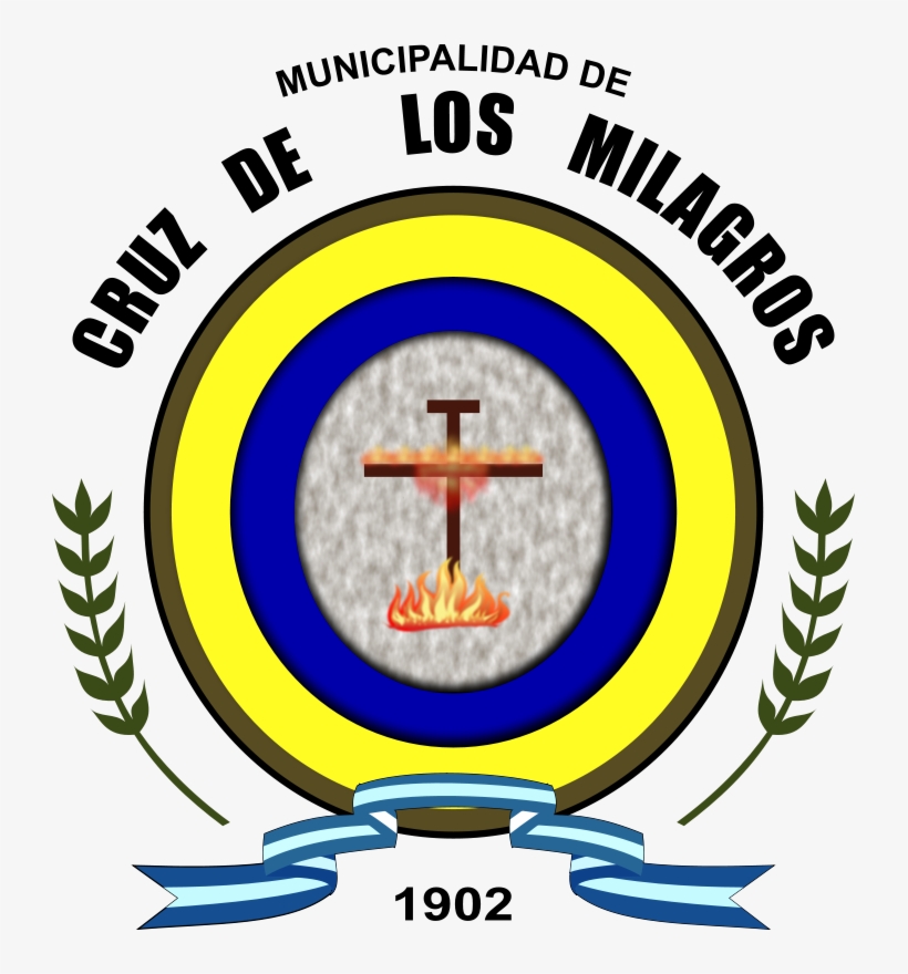 Escudo De La Municipalidad De Cruz De Los Milagros - Chile, transparent png download