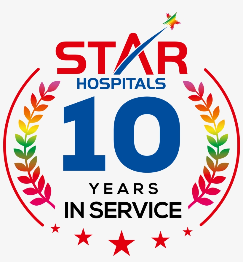10 Years Of Star - Star Hospital, transparent png download