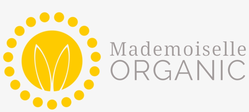 Mademoiselle Organic Logo White - Circle, transparent png download