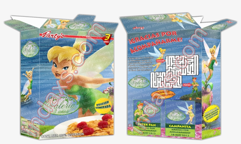 Moldes De Cajas Para Invitaciones O Fantasias Miguel - Tinkerbell, transparent png download