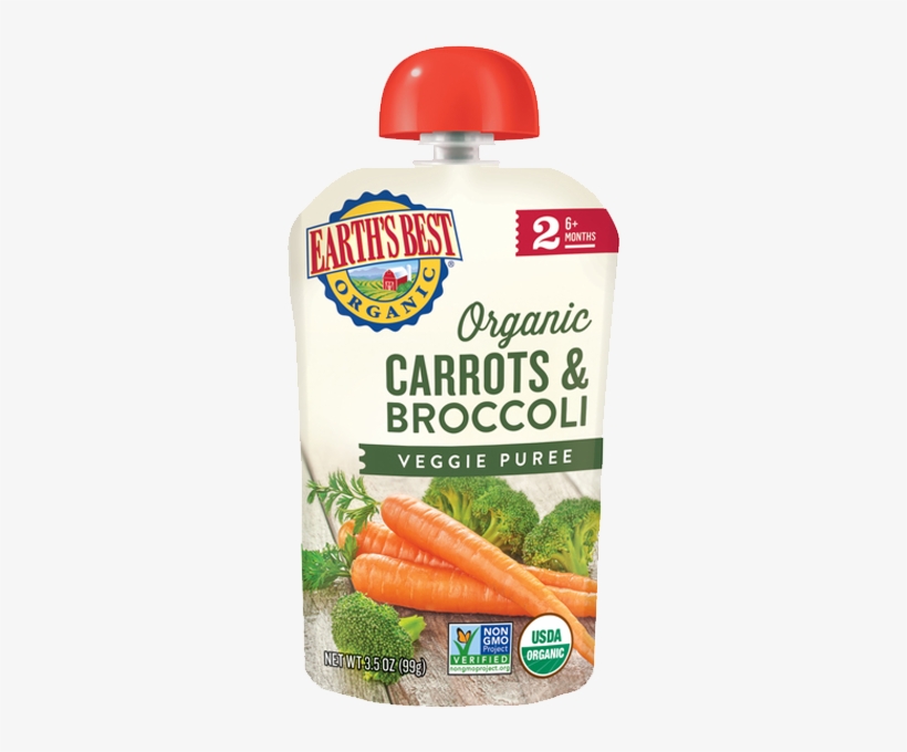 Earth's Best, Pouch De Zanahoria Y Brocoli, 99g - Earth's Best, transparent png download