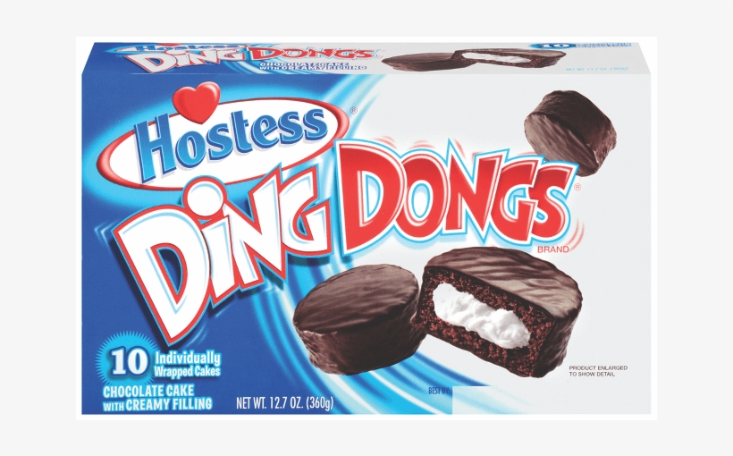 Hostess Ding Dongs 10ct - Hostess, transparent png download