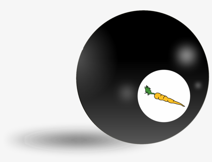 Ball Billar Bola Carrot Pool Zanahoria - Carrot Clip Art, transparent png download