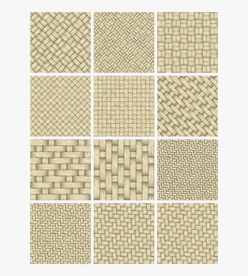 Basket Weave Seamless Textures - Tile, transparent png download