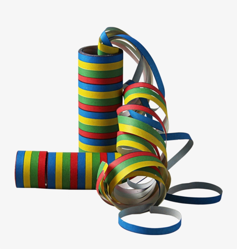 Serpentina Em Papel Colorido - Rope, transparent png download