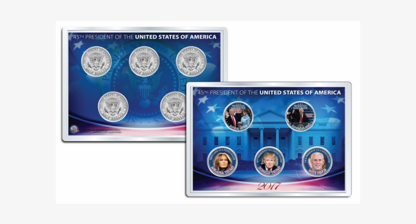 Donald Trump 45th President Official 2017 Jfk Kennedy - Dime, transparent png download