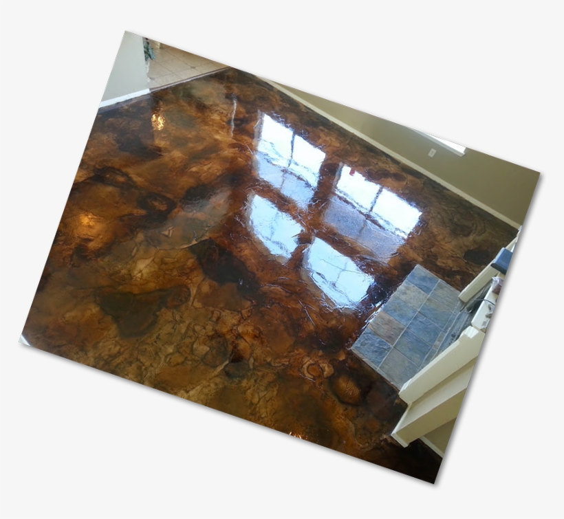 Having Your Concrete Floor Stained Is The Most Affordable - Plywood, transparent png download