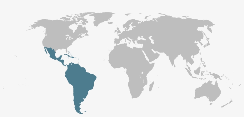 Regions - Map With Transparent Background, transparent png download