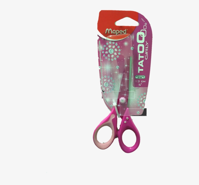 Tijera Tatto Girly 13 Cm Maped - Scissors, transparent png download