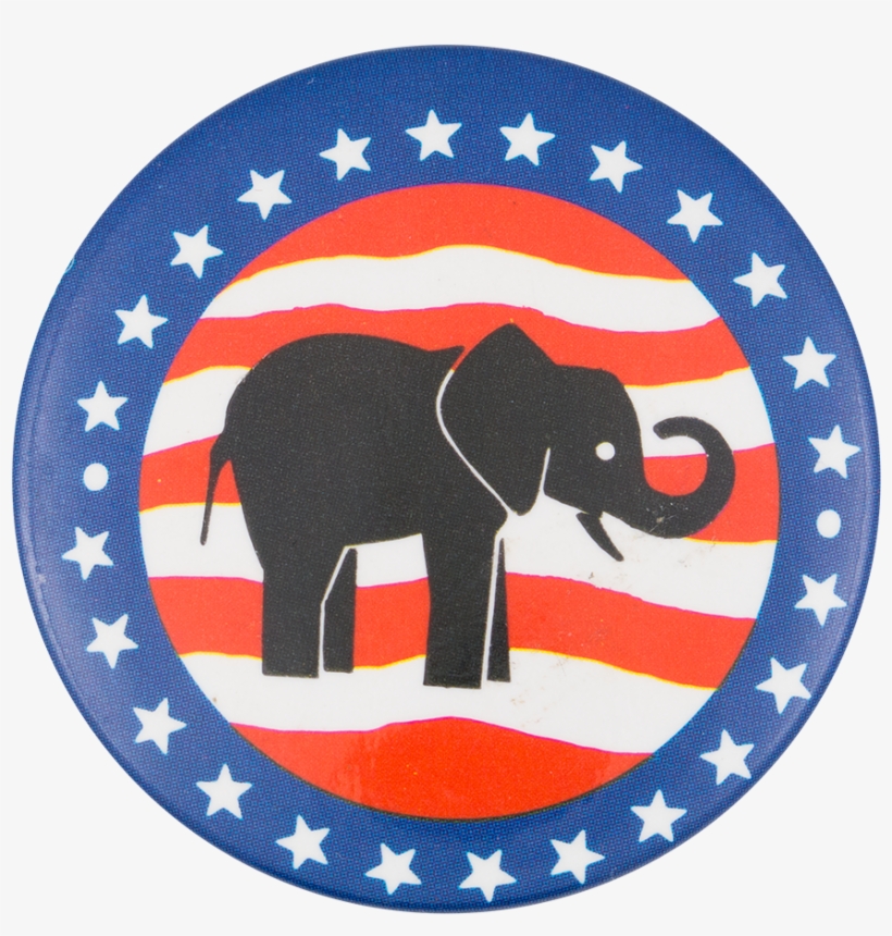 Elephant With Stars And Stripes - Municipality Of Sirawai Zamboanga Del Norte, transparent png download