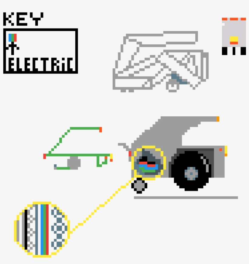 Bike [front Cart] Blueprints - Diagram, transparent png download