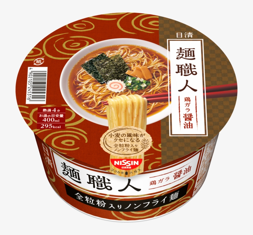 Nissin Men Shokunin Soya Sauce Flavour - 4902105245316, transparent png download