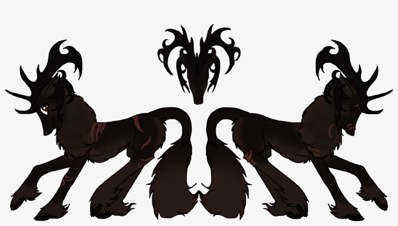 Kerras - Stag - Blackwood - Warrior/raider By Hayleywolf - Illustration, transparent png download