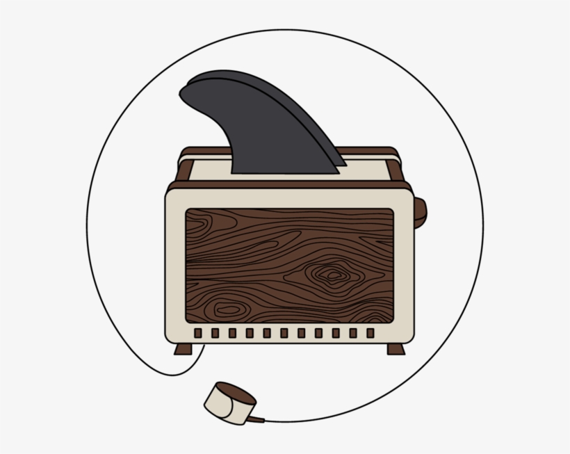 Toaster Fin Logo - Ice Cream, transparent png download