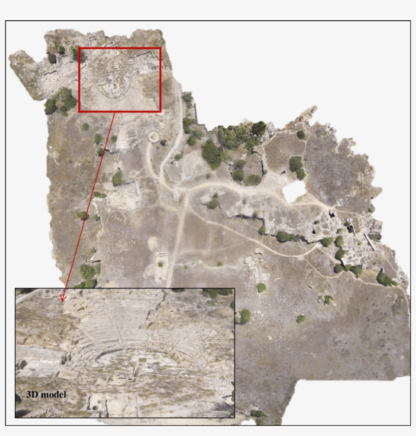 Orthophoto And 3d Model Of Fabrical Hill - Atlas, transparent png download