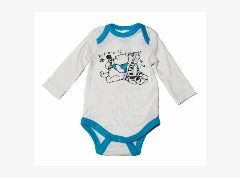 Blue Winnie The Pooh Onesie - Cartoon, transparent png download