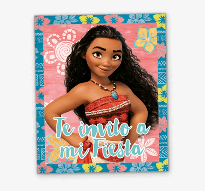 Moana , Invitacion De Cartón C/6 Pzas - Invitaciones De Cumpleaños De Moana, transparent png download