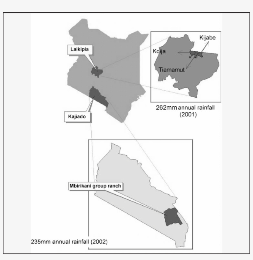 Koija, Tiamamut, And Kijabe Group Ranches Of Laikipia - Diagram, transparent png download