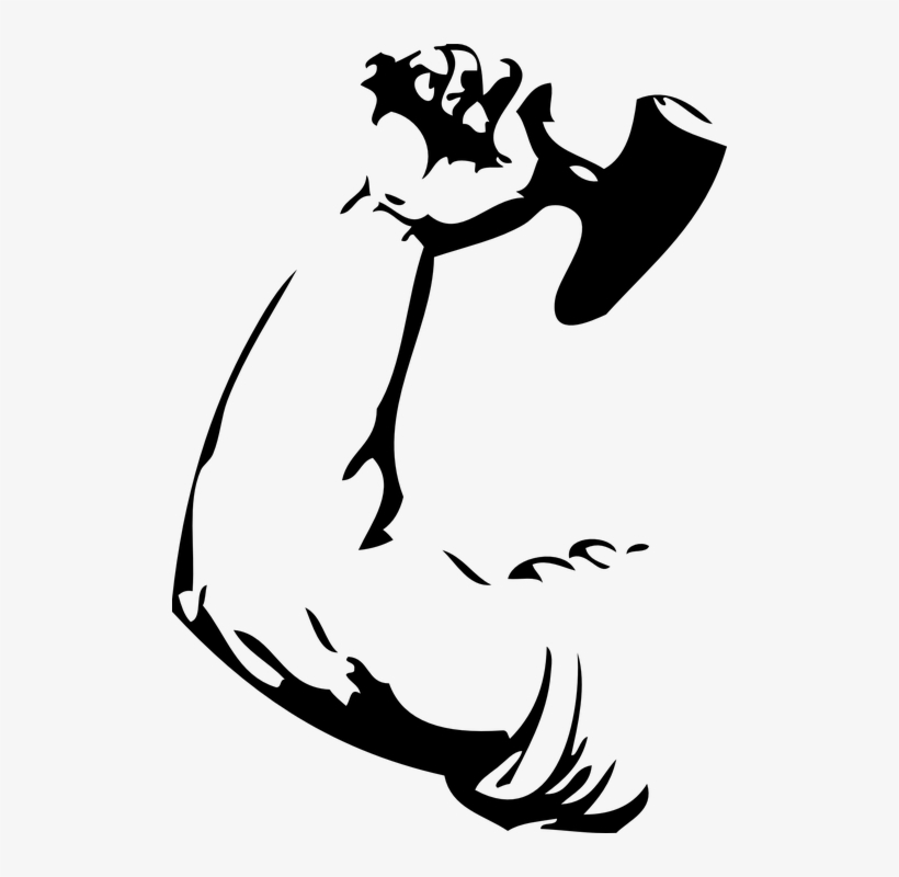 Hammer Arm Revolution Worker - Manual Labour Clipart, transparent png download