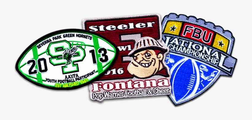 Custom Football Iron On Patches Are A Great Way To, transparent png download