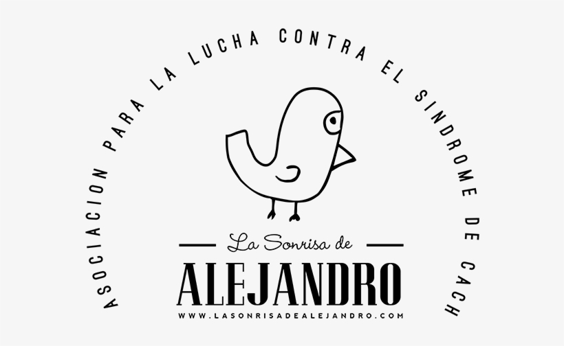 Logo En Blanco Y Negro De La Sonrisa De Alejandro - Line Art, transparent png download