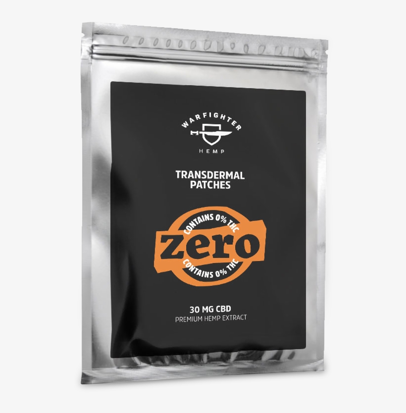 Warfighter Zero Transdermal Patch 30 Mg Cbd With 0% - Box, transparent png download