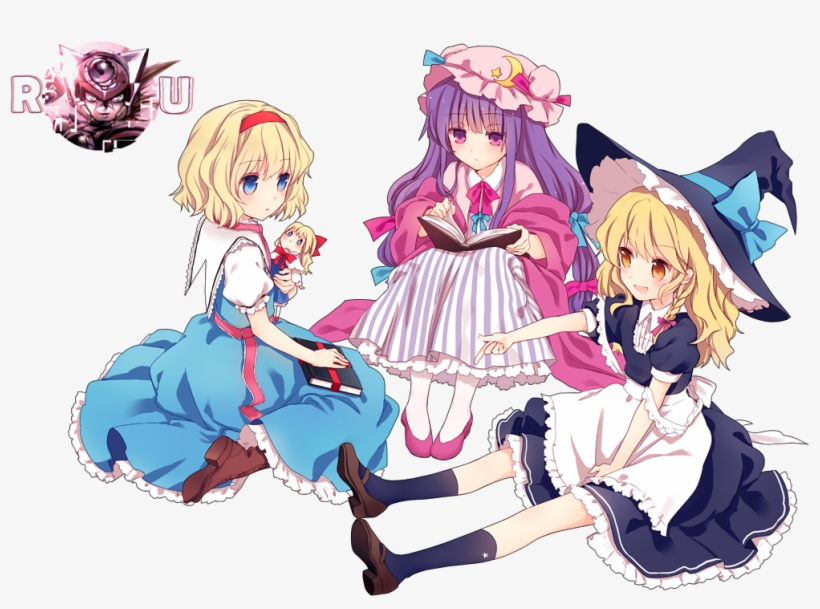 Patchouli Marisa Touhou, transparent png download