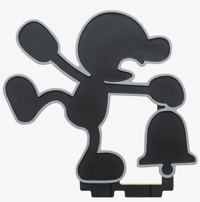 Game & Watch - Amiibo Super Smash Bro Series Mr Game, transparent png download